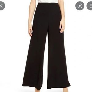 Leith High Waist Wide Leg Dress Pant, Lightweight Palazzo Style